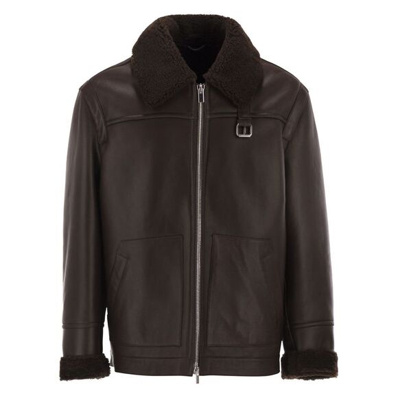 Pt Torino Men Shearling Aviator Jacket
